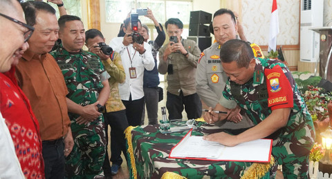 Korem Garuda Putih Dirikan 62 Posko Karhutla, Pakai Strategi Pantahelix