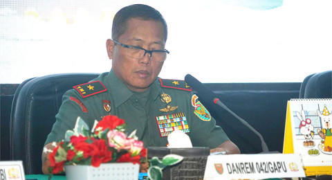 Danrem 042 Tegas, Percepatan Konstruksi OPLA Harus Selesai Tepat Waktu