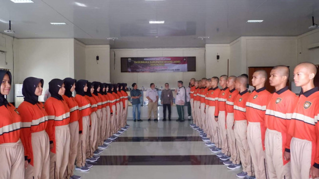 Sekda Kabupaten Muaro Jambi Hadiri Pendidikan dan Pelatihan Paskibraka Kabupaten Muaro Jambi Tahun 2025