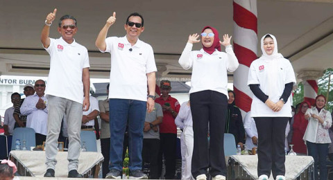 Pawai Karnaval di Muaro Jambi Dihadiri Menteri dan Gubernur