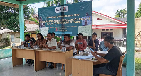 Didukung Walhi, Warga Aur Kenali dan Mendalo Lawan Pembangunan Stockpile Aurduri