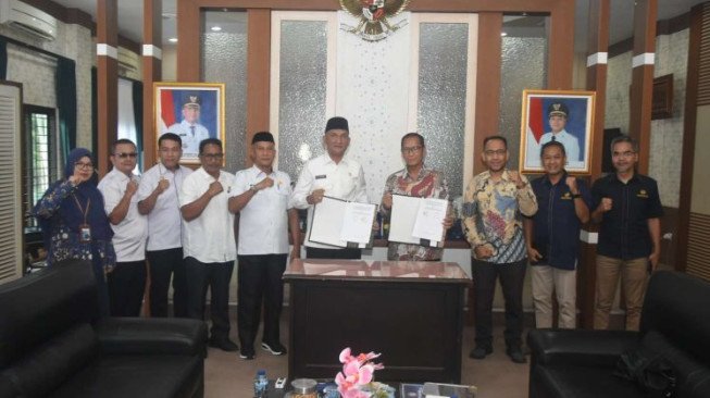 Dorong Sinkronisasi Kebijakan Pusat dan Daerah dalam Pengelolaan Anggaran, Pemkab Sarolangun dan DJPb Teken MoU