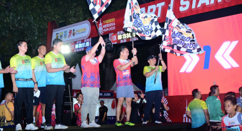 Kapolda Jambi Buka Ajang Presisi Merdeka Run 2025, Kuatkan Semangat Hari Kemerdekaan di Kota Jambi