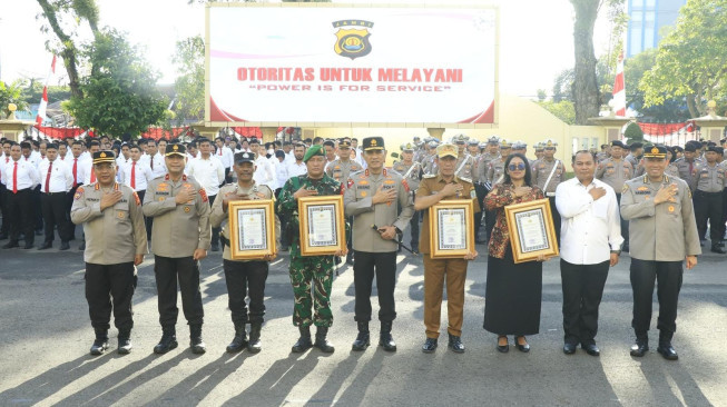 Polda Jambi Apresiasi Tokoh Aktif Pelaksanaan Program Kampung Anti Narkoba di Kelurahan Rawasari