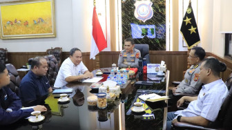 Sinergi Wujudkan Swasembada Pangan Nasional, Polda Jambi Audiensi Bersama BULOG Jambi