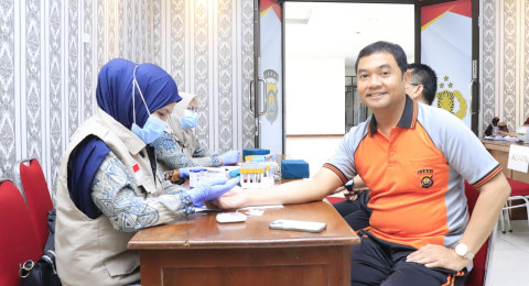 Polda Jambi Lakukan Pemeriksaan Kesehatan Secara Berkala, Pastikan Fisik PJU Polda Jambi Selalu Siap dan Prima