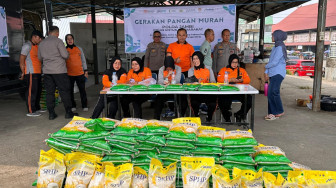 Polda Jambi Bersama Bulog  Gelar GPM, Pastikan Harga dan Stok Pangan di Kota Jambi Stabil