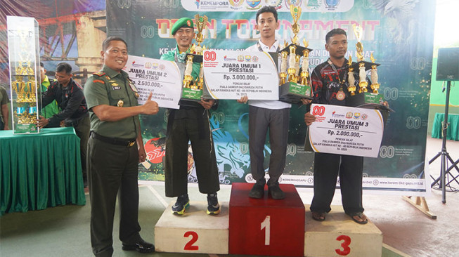 Open Turnamen Piala Danrem 042/Gapu Berakhir, Ini Para Juaranya…