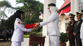 Upacara HUT Kemerdekaan RI di Tanjabtim Luar Biasa, Semua Petugas Utama Perempuan