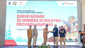 Seismic 2D - Gerbera Pertamina EP Lewati Lima Kabupaten di Lampung