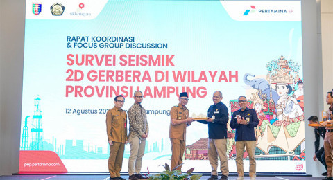 Seismic 2D - Gerbera Pertamina EP Lewati Lima Kabupaten di Lampung