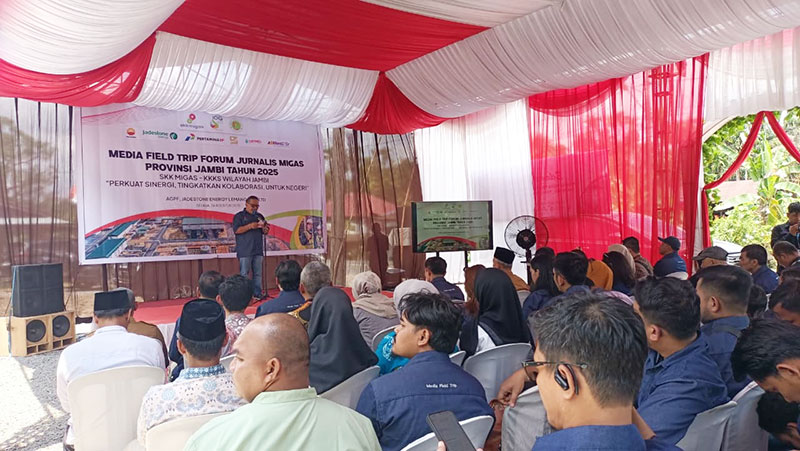 Anggota Forum Jurnalis Migas (FJM) Jambi field trip ke Jadestone Energy | dod