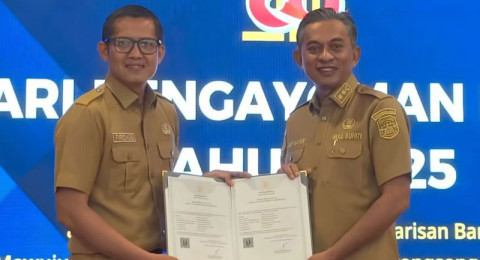 Pemkab Muaro Jambi Terima Sertifikat Kekayaan Intelektual Komunal