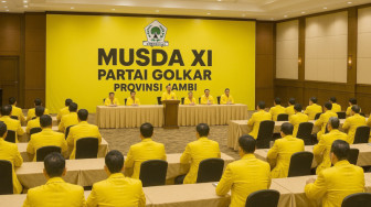 Musda Golkar Unik, Wartawan Dicegat di Pos Satpam