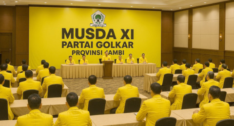 Musda Golkar Unik, Wartawan Dicegat di Pos Satpam