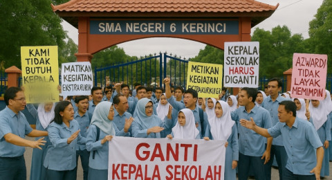 Masa Depan Terancam, Siswa SMA Negeri 6 Kerinci Melawan