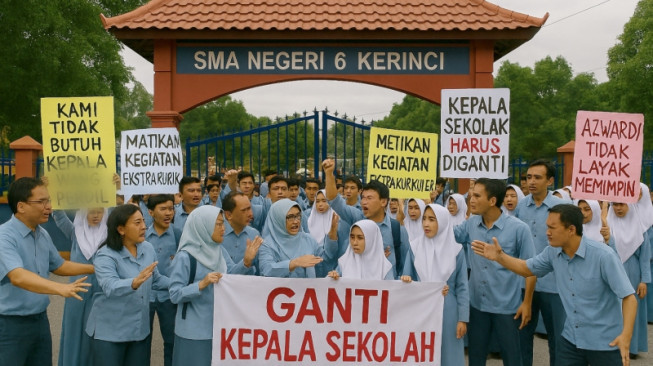 Masa Depan Terancam, Siswa SMA Negeri 6 Kerinci Melawan
