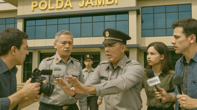 Wartawan Dihalangi Saat Liputan di Polda Jambi, Kabid Humas Akhirnya Minta Maaf