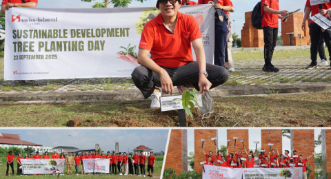 Swiss-Belhotel Jambi Gelar Aksi Tanam Pohon Sambut HUT ke-38 Swiss-Belhotel International