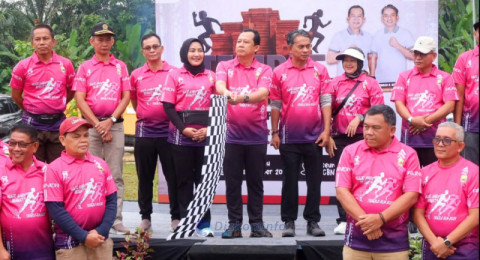 Semangat Lari dan Pelantikan Warnai HUT Muaro Jambi di Candi Bersejarah
