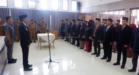 Junaidi H Mahir Lantik Pejabat Fungsional di Lingkup Pemerintah Kabupaten Muaro Jambi