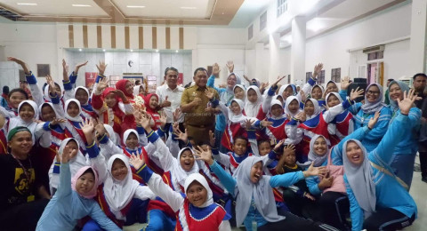 Wakil Bupati Muaro Jambi Hadiri Penutupan PORKAB Cabor Drum Band Pekan Olahraga Kabupaten Muaro Jambi