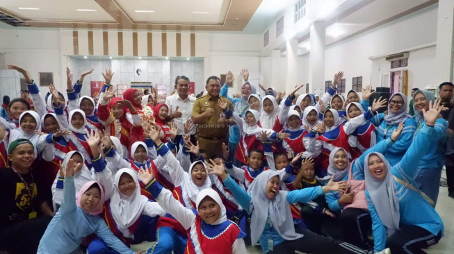 Wakil Bupati Muaro Jambi Hadiri Penutupan PORKAB Cabor Drum Band Pekan Olahraga Kabupaten Muaro Jambi
