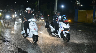 Pastikan Situasi Kamtibmas di Wilayah Kota Jambi Aman, Walikota Jambi Patroli dan Sapa Pelaku UMKM