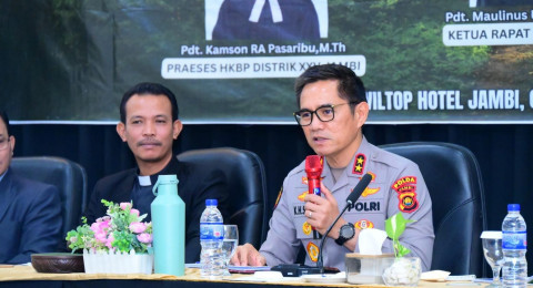 Kapolda Jambi Tekankan Peran HKBP Cetak Generasi Unggul dan Waspada Bahaya Narkoba serta Judi Online