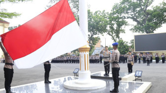 Bacakan Amanat Presiden RI, Wakapolda Jambi Pimpin Pelaksanaan Upacara HAORNAS ke- 42