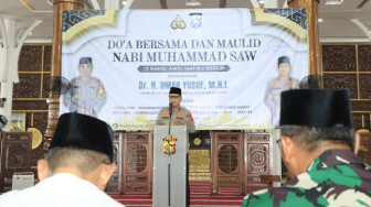 Wakapolda Jambi Ajak Teladani Akhlak Rasulullah dalam Peringatan Maulid Nabi di Masjid Agung Al-Falah