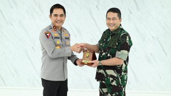 Kapolda Jambi dan Pangdam XX/TIB Perkuat Soliditas TNI-Polri