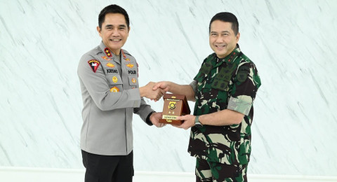 Kapolda Jambi dan Pangdam XX/TIB Perkuat Soliditas TNI-Polri
