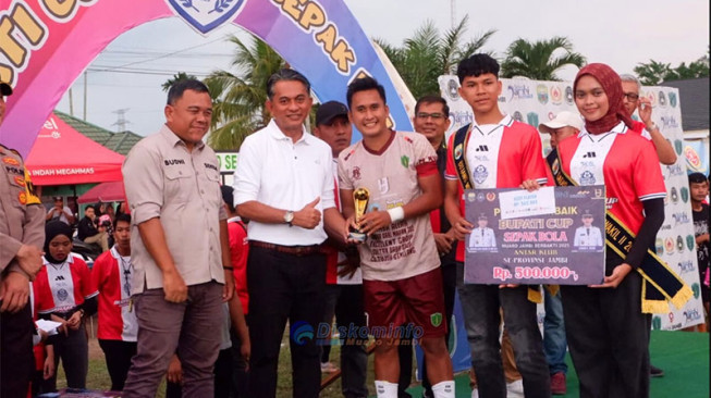 Akso Dano FC Juara Bupati Cup Muaro Jambi Berbakti 2025