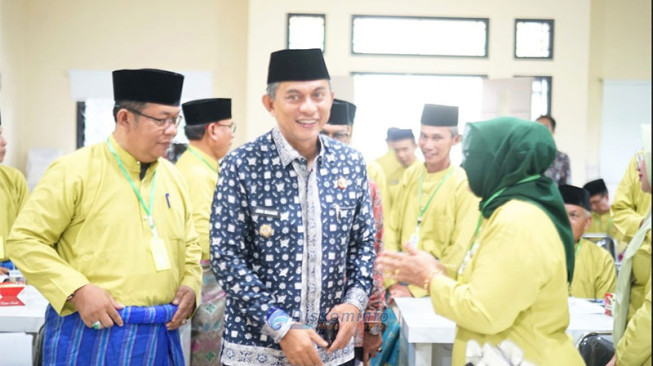 Wakil Bupati Muaro Jambi Buka Rakerda LAM, Adat Melayu Tetap Jadi Arah