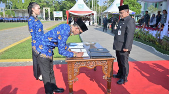1.203 Aparatur Resmi Diangkat Menjadi PPPK, Wali Kota Maulana Tekankan Integritas dan Inovasi Pelayanan Publik