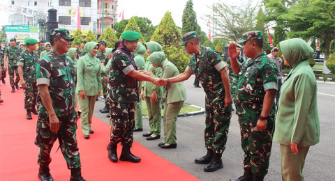 Pangdam Tuanku Imam Bonjol Mayjen TNI Arief Gajah Mada Kunjungi Jambi