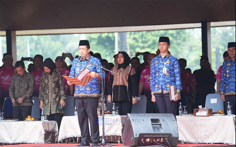 Pelantikan 568 PPPK Kabupaten Muaro Jambi, di KCBN Muaro Jambi, Minggu | pmj