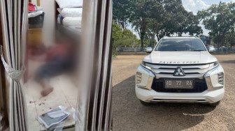 Pagi Berdarah di Talang Bakung, IRT Tewas, Mobil Pajero Raib