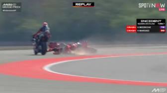 MotoGP Mandalika 2025: Fermin Aldeguer Ukir Sejarah, Marquez dan Bezzecchi Tumbang