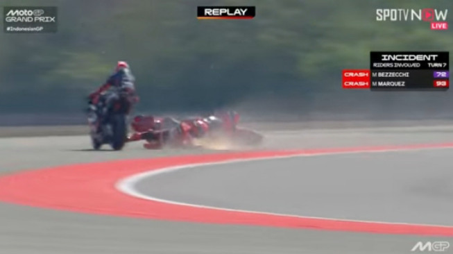 MotoGP Mandalika 2025: Fermin Aldeguer Ukir Sejarah, Marquez dan Bezzecchi Tumbang
