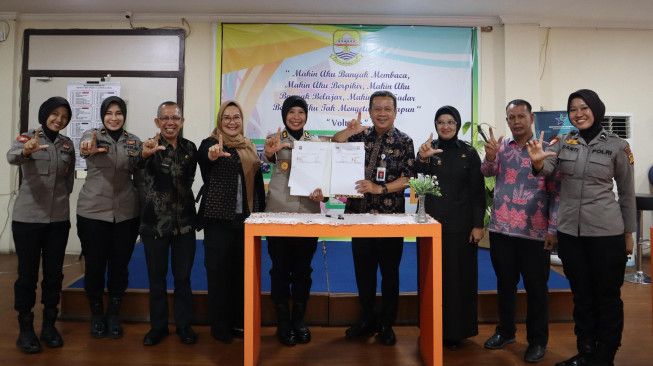 Setum Polda Jambi dan Dispusarda Provinsi Jambi Teken PKS untuk Perkuat Budaya Literasi