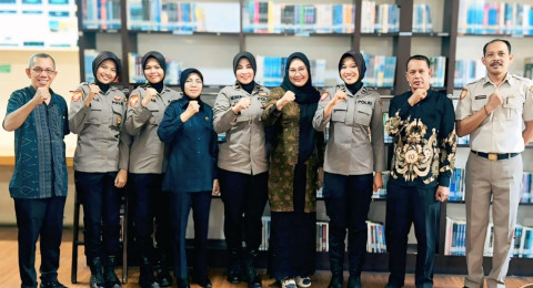 Setum Polda Jambi Gelar Pelatihan Pengelolaan Literasi Bersama Dinas Perpustakaan Daerah