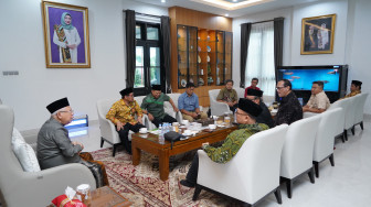 Wapres Ke-13 Ma'ruf Amin Terima Pengurus Forjukafi, Tekankan Potensi Besar Ekonomi Syariah di Indonesia