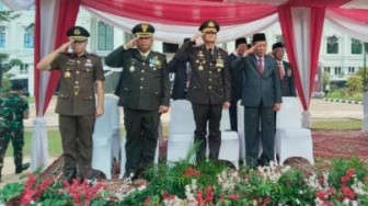 Dirsamapta Polda Jambi Hadiri Upacara Hari Sumpah Pemuda, Teguhkan Komitmen Jaga Persatuan dan Keamanan Bangsa