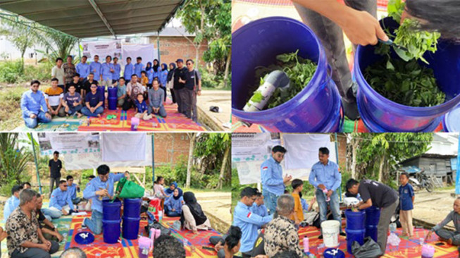 Dosen Unja Kembangkan Alat Pengolah Sampah Organik Rumah Tangga di Desa Sungai Duren