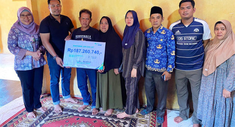 Ahli Waris Khairul Riansyah Terima Santunan BPJS Ketenagakerjaan, Menyambung Harapan Keluarga