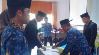 Tegakkan Integritas ASN, Inspektur Hadi Firdaus Pimpin Pelantikan Pejabat Fungsional di Tanjabtim