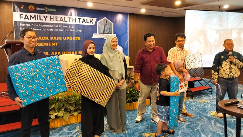 Family Health Talk, inisiatif dari Clinic Geragai PetroChina International Jabung Ltd berkolaborasi dengan Siloam Hospital Jambi | dod