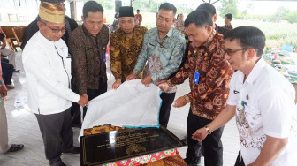 Desa Tangkit Baru Nyalakan Obor HAM